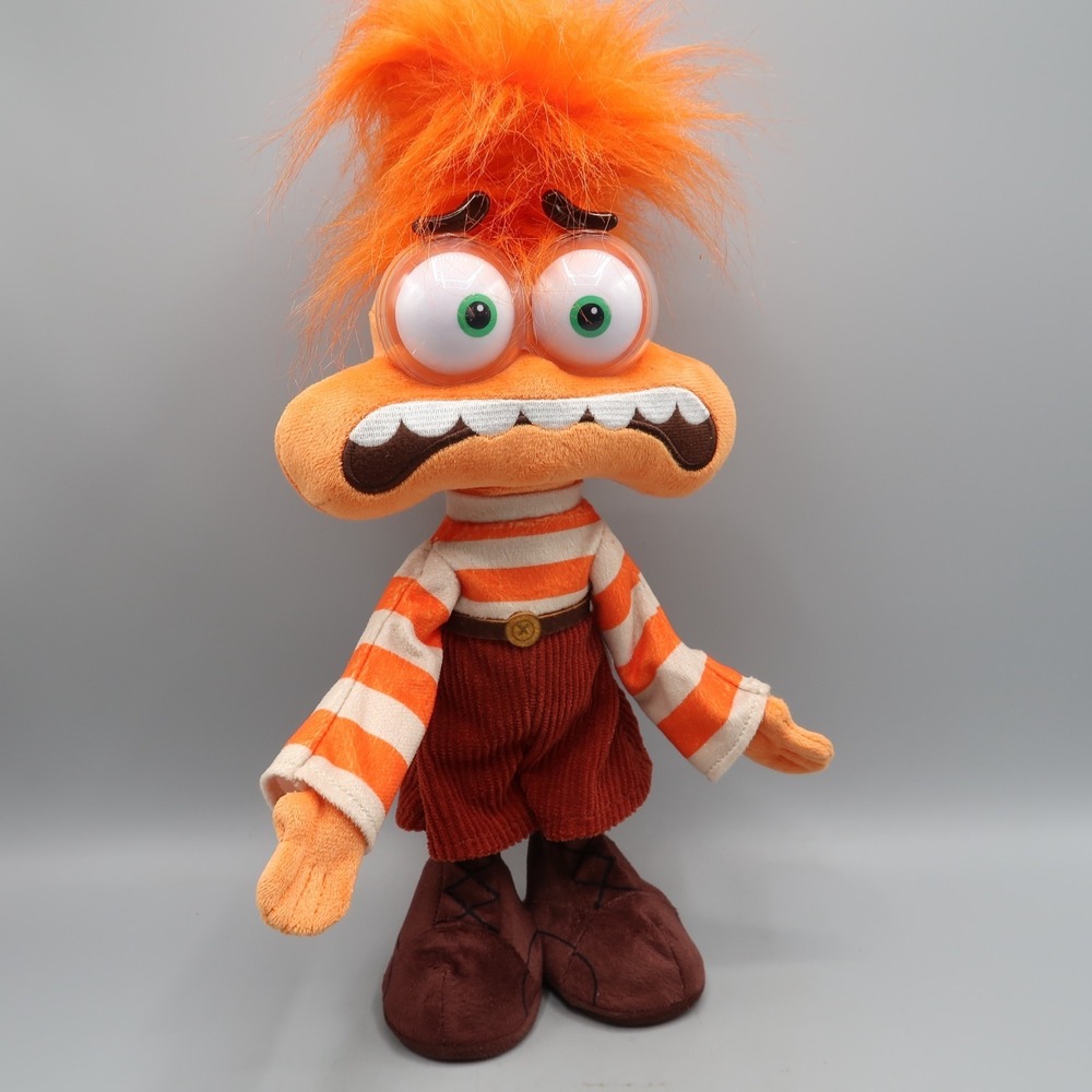 Disney Pixar Inside Out 2 Anxiety Talking And Shaking Plush Just Play 14" Toy